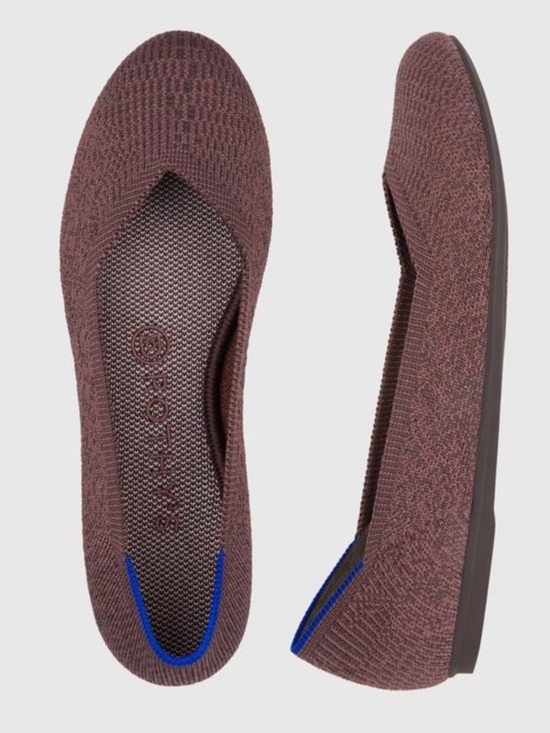Rothy's Shoes - Rothy’s Truffle Brown Python Round Toe Ballet Flat | 7